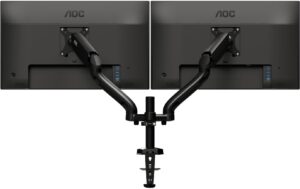 AOC Tischhalterung AD110D0 Dual bis 9 kg – Schwarz