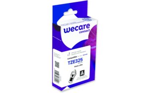 Wecare Beschriftungsband TZE-325WE Weiss auf Schwarz