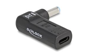 Delock Adapter USB-C zu HP 4.5 x 3.0 mm 90° gewinkelt