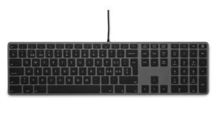 LMP Tastatur KB-3421 USB Space Grau