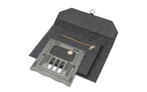 4smarts Notebook-Sleeve Felty+ FoldStand ErgoFix 13 Dunkelgrau