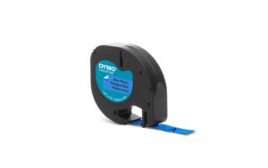 DYMO Beschriftungsband LetraTag Schwarz auf Blau