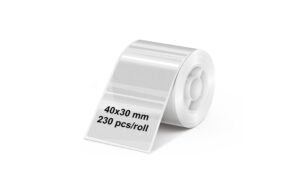 Olympia Etikettenrolle für PM220, 40 x 30 mm, Transparent