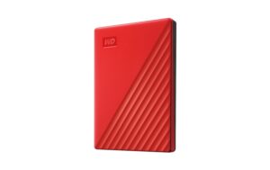 Western Digital Externe Festplatte My Passport 2 TB, Rot