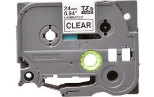 Brother Beschriftungsband TZe-151 Schwarz auf Transparent