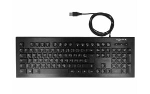 Delock Tastatur 12672 USB Water Drop DE-Layout